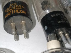 3B28 807 866AX 7410 BRIMAR ELECTRONIC ENTERPRISES SYLVANIA BIG Vacuum Tubes