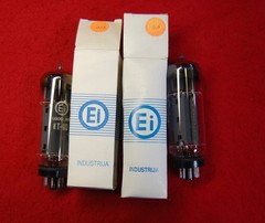 Ei Yugoslavia KT90 matched pair, NOS, OO getter, copper rods