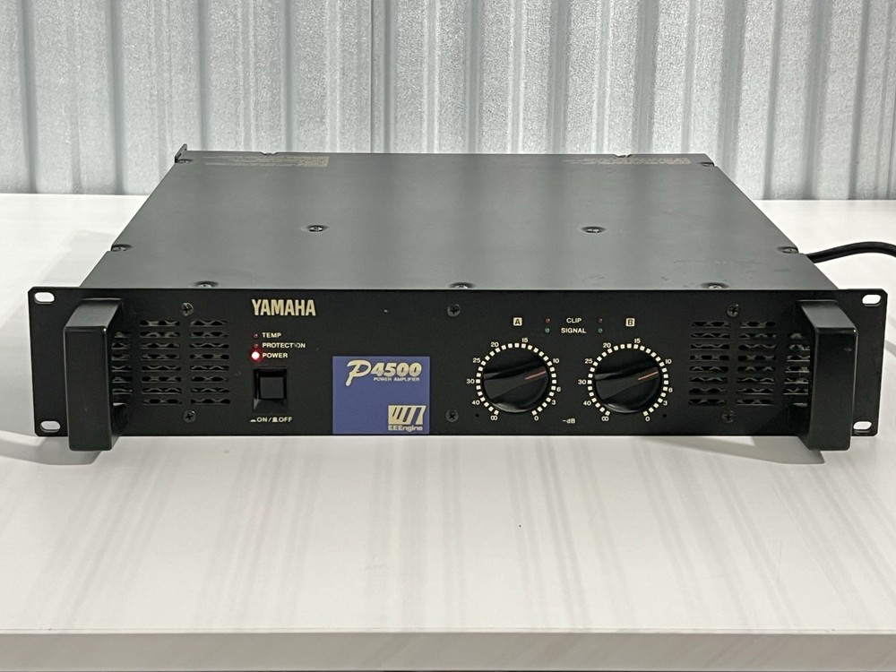 Yamaha P4500 Power Amplifier EEEngine 2 Channel Energy Efficient Stereo Rack