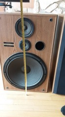 Vintage Pioneer CS-G404 Speakers. Large Floor 3-Way Speakers 15″ Woofers Tested
