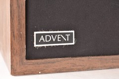 Pair “The Larger Advent” Loudspeaker Grills -New Grill Cloth-
