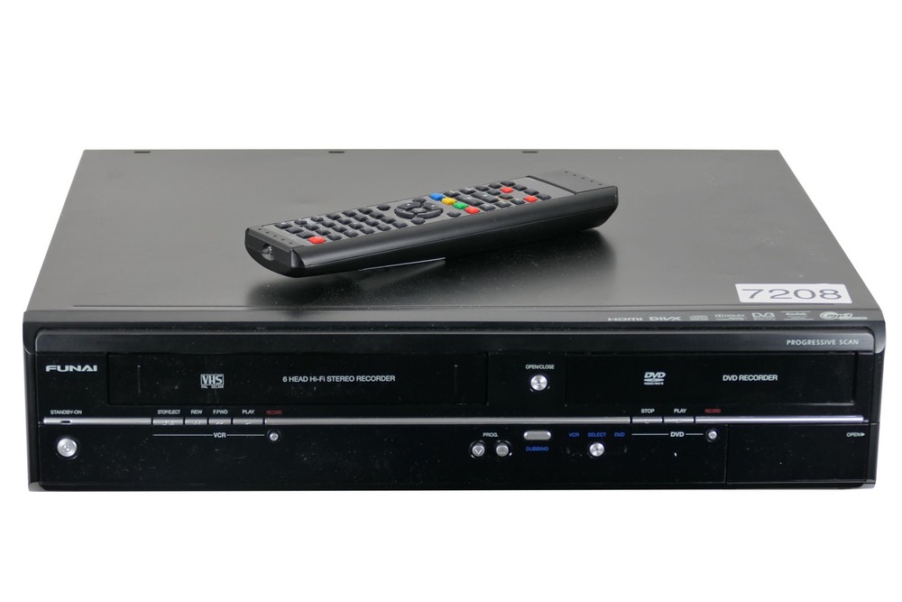 Funai WD6D-M100 | VHS/DVD Combi Recorder | PAL & SECAM