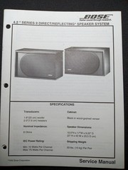 BOSE 4.2 Speakers Series II Service Manual Original