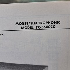 MORSE/ELECTROPHONIC Manual TR-5600CC Stereo Receiver 1973 Illustrated Photofact