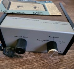 📻Vintage Realistic Model ARS-4 4 Channel Stereo Adapter WORKS📻