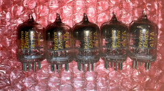 WESTERN ELECTRIC 417A IN SLEEVE OF 5 TUBES N.O.S. SAME DATE CODES 6213