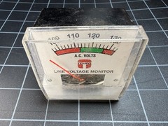 Vintage Tempo Analog 120V AC Line Voltage Monitor Meter – Tested – LVM110 Style