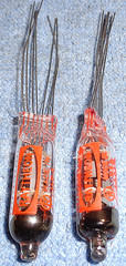 2 NOS Raytheon JANl 5784WB Subminiature Vacuum Tubes – Dual Control Pentodes