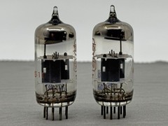 (2) Ten (Kobe Kogyo Corp) 12AT7 Preamp Tubes Made in Japan Test Strong Amplitrex