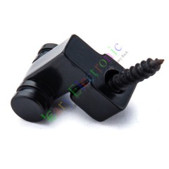 20pc Black Electric Guitar Neck Ball Press Button Screw Musical Instrument Parts
