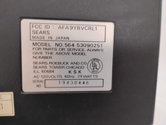 Sears 564.53090251 Betamax Beta Player Recorder [AS-IS] EB-20441