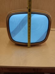 Rare Vintage Portable RCA Victor Deluxe TV 14-PD-8054 Television Art Deco Works!
