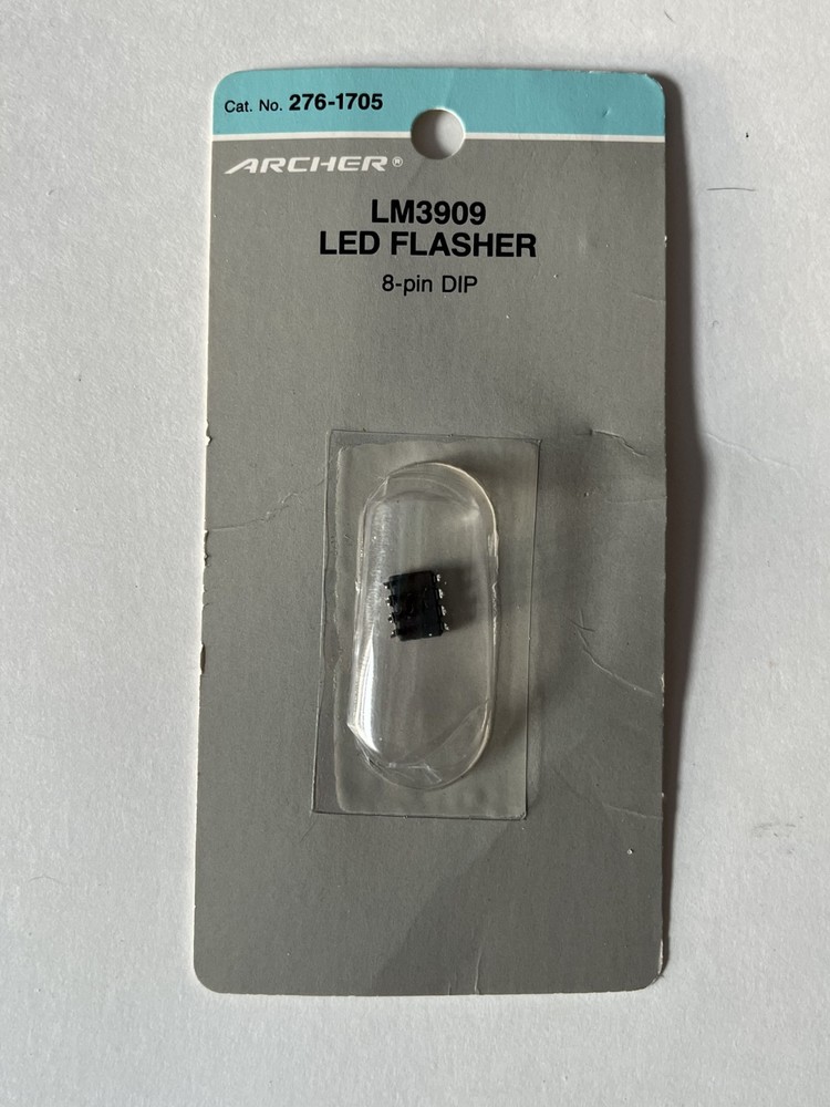 Radio Shack LM3909 LED Flasher 8-pin DIP 276-1705 Tandy Archer 🔥NEW NOS💥