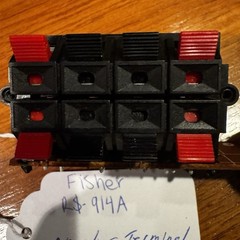 FISHER RS-914A ORIGINAL SPEAKER TERMINAL – VERY GOOD CONDITION