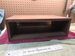 Vintage Stereo Radio Hi-Fi Wood Cabinet Mcintosh Fisher Scott 17″x4.5″