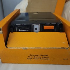PANASONIC CX-375EU car truck rod 8-TRACK TAPE PLAYER nice working see the video