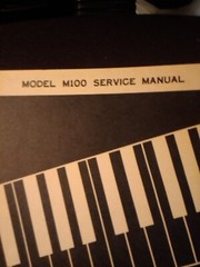 Lowrey M100 Service Manual Encore Original