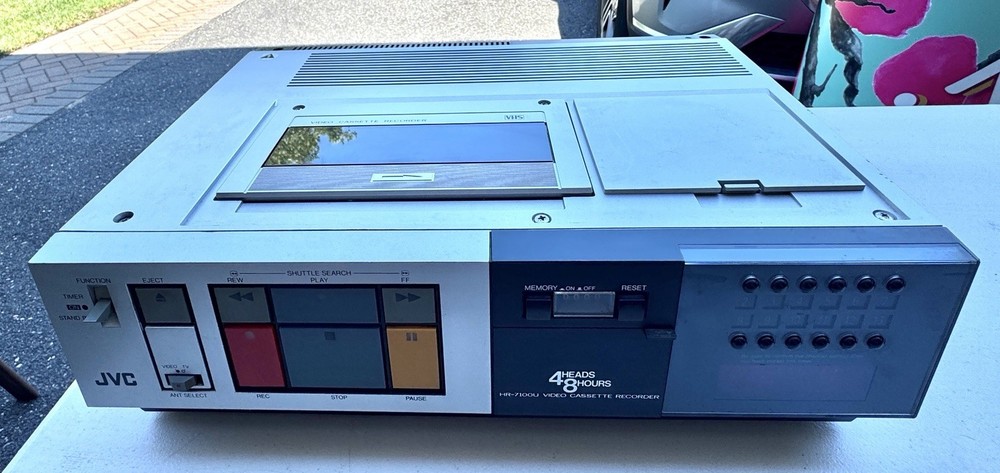 1983 JVC HR-7100U VHS Player VCR Recorder Powers On Untested – The Goldbergs!
