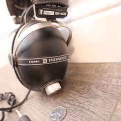 Vintage Pioneer SE-405 Stereo Headphones with Dual Volume Controls TESTED