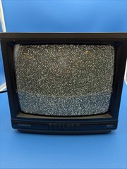 Magnavox 13” CRT TV Wood Grain Retro Gaming Coaxial Input Only Model RR1330 W101