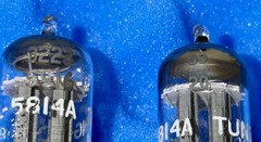 Two Tung Sol 5814A Tubes / 1959 / NOS IN BOX / Amplitrex Tested 💪 /12AU7 ECC82