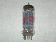 NOS Philco Star Light 12BH7A Vacuum Tube, Tested, with Closely Matched Sections