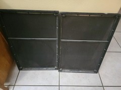 Pioneer CS-903 Speaker Grill Floor Standing Fabric Covered Frame Pair