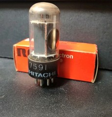 Vintage RCA 7591A Vacuum Tube | NOS | Black Plate | Made in USA | Rare Hi-Fi…