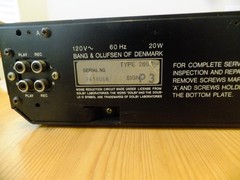 BANG & OLUFSEN BEOCORD -2400- CASSETTE PLAYER / RECORDER & REMOTE / NEED ATTN