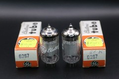 GE 6267 EF86 Pair – West Germany – Silver Mesh Shield – Cup Getter