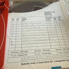 5 BASF Reel To Reel Tapes 2400 Ft With Cutter Box For Reel Tape West Germany