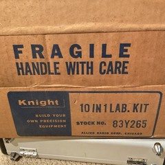 COMPLETE UNBUILT Knight Kit 10-in-1 Radio Lab 83Y265