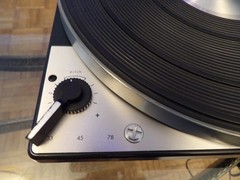 Dual 1229 Turntable — for restoration (spins, no auto function).