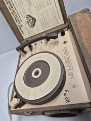 WORKING Audiotronics 4-Speed RPM Record Player 300T Classroom Tutorette Vintage