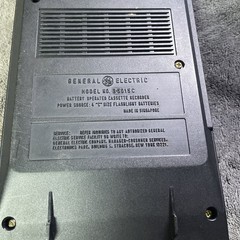 General Electric GE Slim AC/DC Portable Cassette Tape Recorder 3-5015C