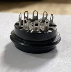 Original 9 pin miniature tube socket.