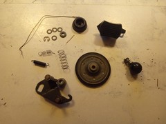 Hamilton Electronics 942 Vintage Portable Record Player Turntable Parts Lot
