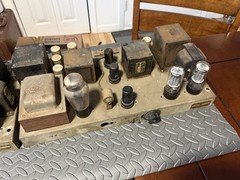 1940’s CTR model 39C Tube Power Amplifiers PAIR Amertran Silcor transformers USA