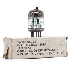 2C51/5670W/5670 SYLVANIA NOS Tube Röhre Lampe Valvola Valvula Valve 진공관 真空管 电子管