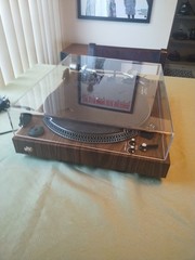 REALISTIC LAB-420 TURNTABLE WORKING VINTAGE DIRECT DRIVE FULL AUTO NEW COVER
