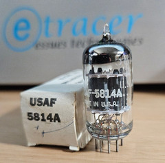 12AU7 5814A GE JAN USAF ECC82 VINTAGE AUDIO TUBE NOS NIB (1963) #12B88