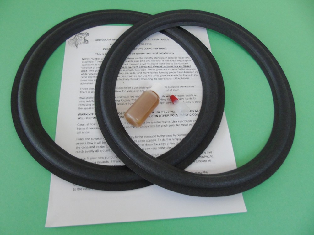 INFINITY SM-120, SM122, SM-125 12″ SPEAKER REPAIR KIT: USA- 15% SHIPPING REFUND*
