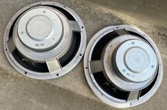 A+ Pair Cerwin Vega 10” 101-W2 Woofer Speakers New Surrounds 5.8 DCR D Series