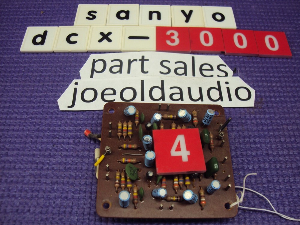 Sanyo DCX 3000KA Original Phono Board. Tested. Parting Out Sanyo DCX 3000KA