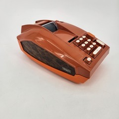 Vtg Retro Sears Roebuck 888.58801 Burnt Orange Paper Tape Adding Machine