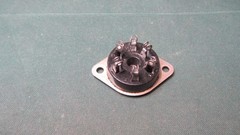 6 Pin Tube Socket Vtg AMPHENOL USA 77MIP6 hammond leslie speaker cable connector