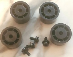 4 Marantz Chassis Feet with Screws 22xx , 23xx, 4xxx Series Receivers