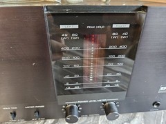 Vintage Kenwood Basic M2 Stereo Power Amplifier 220WPC Sigma Drive TESTED+Cables