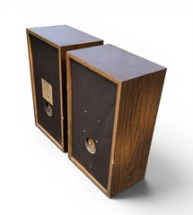 Vintage Micro-Acoustics MA Pro-1 Speakers Pair Walnut Hi-Fi Multi Tweeter USA