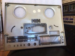 TEAC X-300R Reel to Reel Recorder FRONT PLASTIC PANEL ASSEMBLY.